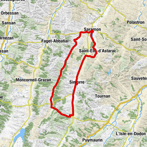 Entdeckung der Hügel der Gimone mit dem E-Bike