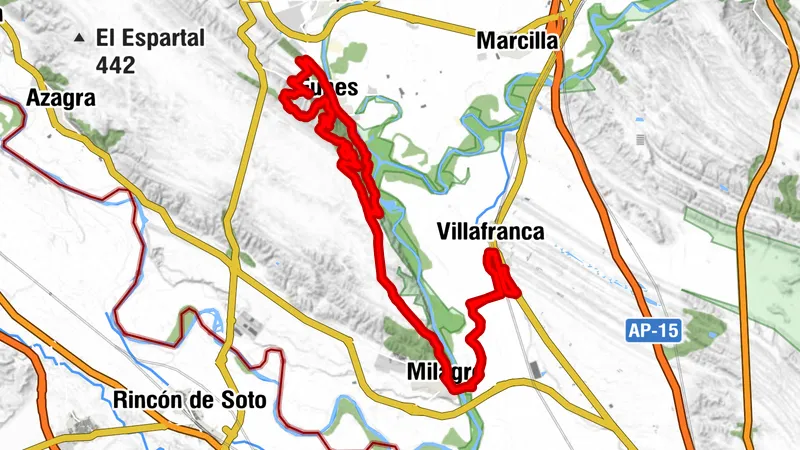 Wanderwege von Peñalén - Camping Bardenas Route 9