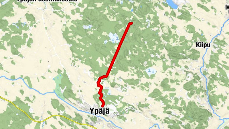 Talastuvan vaellusreitti
