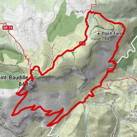 WANDERUNG MONT SAINT-BAUDILLE