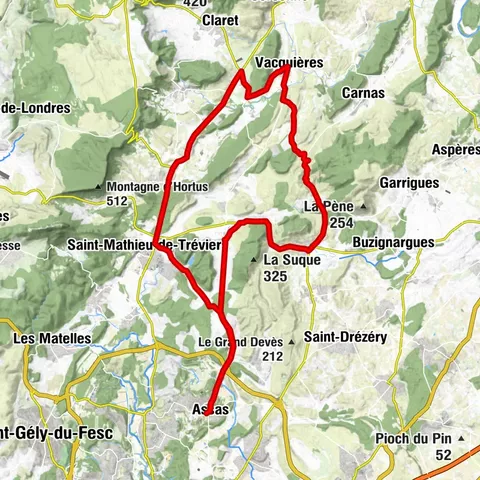 WEINSTRASSE ZWISCHEN GRES DE MONTPELLIER UND PIC SAINT-LOUP