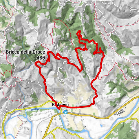 Sentiero anello di Bistagno - Sentiero 500 in camminata