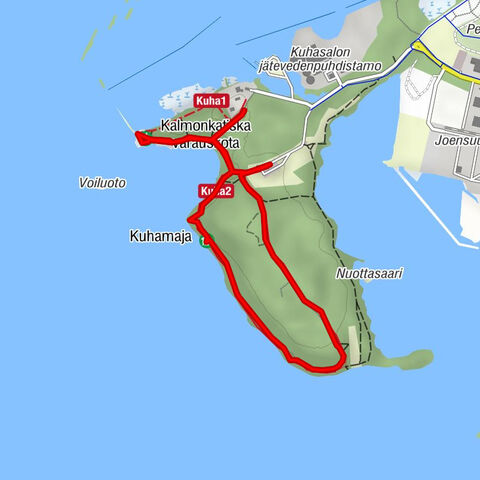 Barrierefreier Weg in Kuhasalo