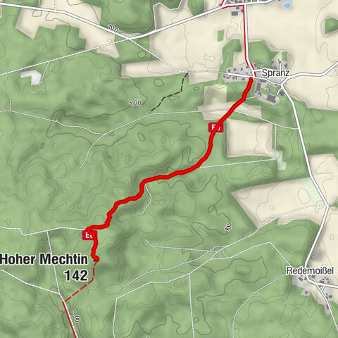 Kleine Wanderung zum Hohen Mechtin