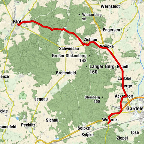 Altmarkrundkurs: Von der Hansestadt Gardelegen nach Klötze