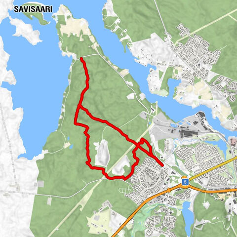 Pirunvaara - Kirkokallio, Kajaani Finland 13 km
