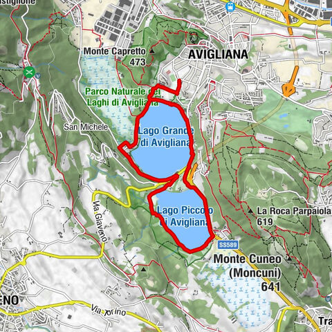 Seen von Avigliana - Leichte Wanderung, ideal für Familien mit Kindern