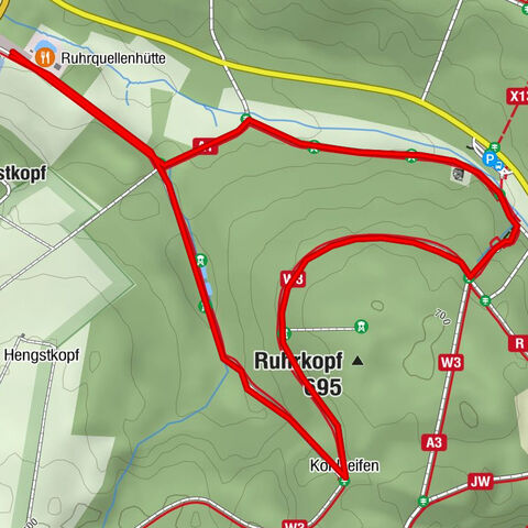 Rundwanderung Ruhrquelle Winterberg