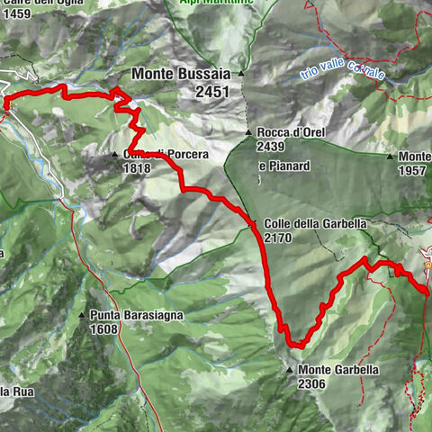 AVU Haute Via dei Lupi | Étape 5 Palanfrè - Trinità