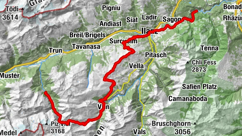 Greina-Rheinschlucht - zwei Superlativen in 4 Tagen
