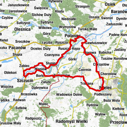 Rajd Wzdłuż Wisły Od Szczucina Do Połańca