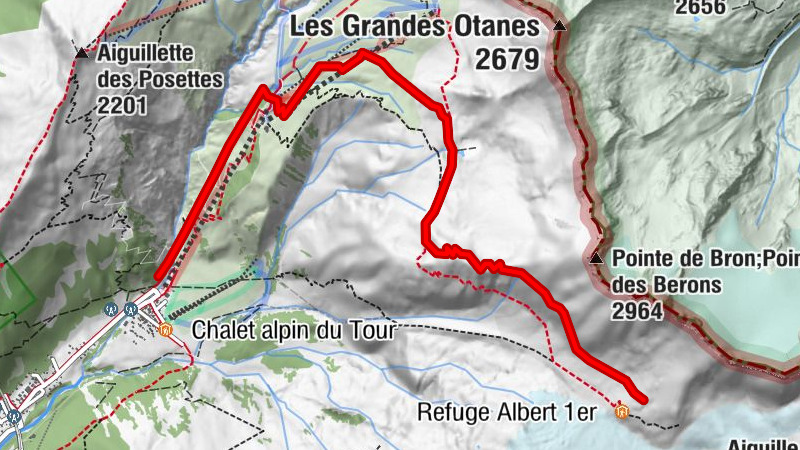 Klim naar Albert 1 hut