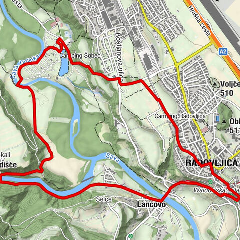 The Three Bridges Trail (Radovljica - Šobec - Lancovo - Radovljica)
