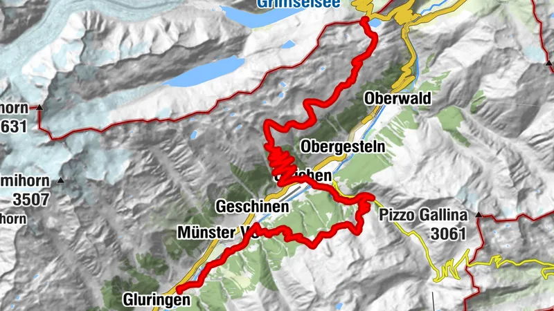 Valais Panorama Bike 1. Grimsel-Reckingen