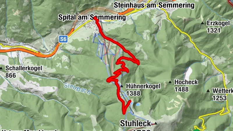 Mit dem Mountainbike zur Schwaigerhütte am Stuhleck