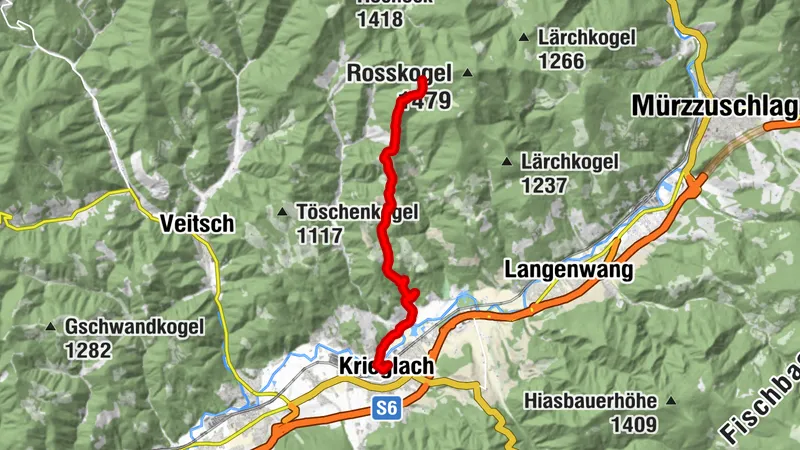Mountainbikestrecke Malleistenalm