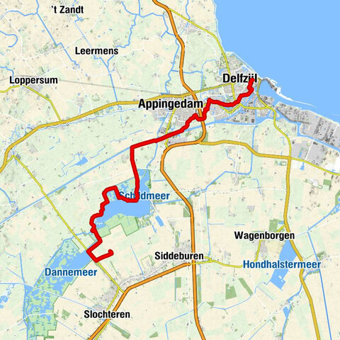 Delfzijl-wildemansheerd. roots natuurpad