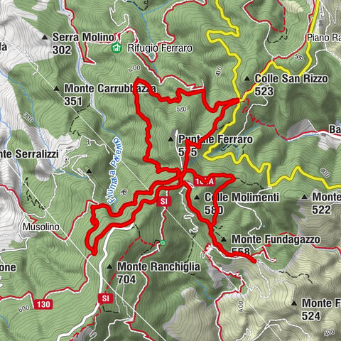 Le Quattro Strade - Monte Fundagazzo - Colle Molimenti - Portella San Rizzo