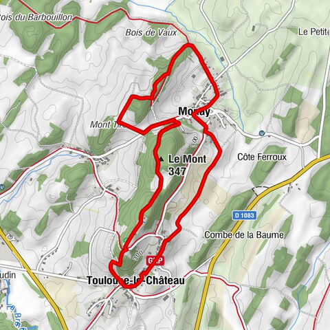 Toulouse-le-Château - Église Saint-Speusippe-Saint-Éleusippe-Saint-Méleusippe - Le Mont - Église de l'Assomption-de-la-Mère-de-Dieu