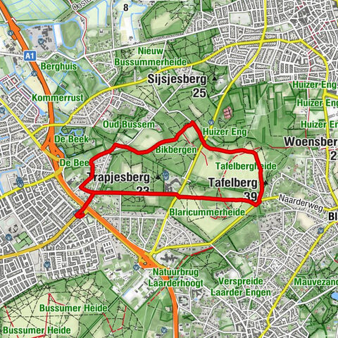 Bussum - Huizen - Tafelberg