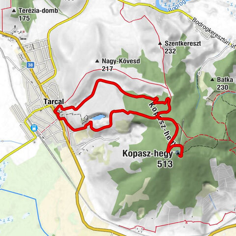 Tarcal - Református templom - Tokaji-hegy - Kopasz-hegy