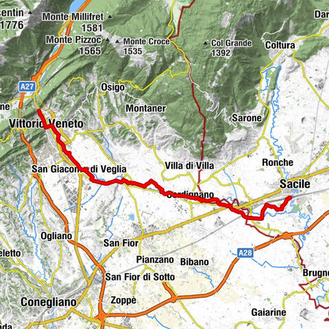 Von Vittorio Veneto nach Sacile (P027)