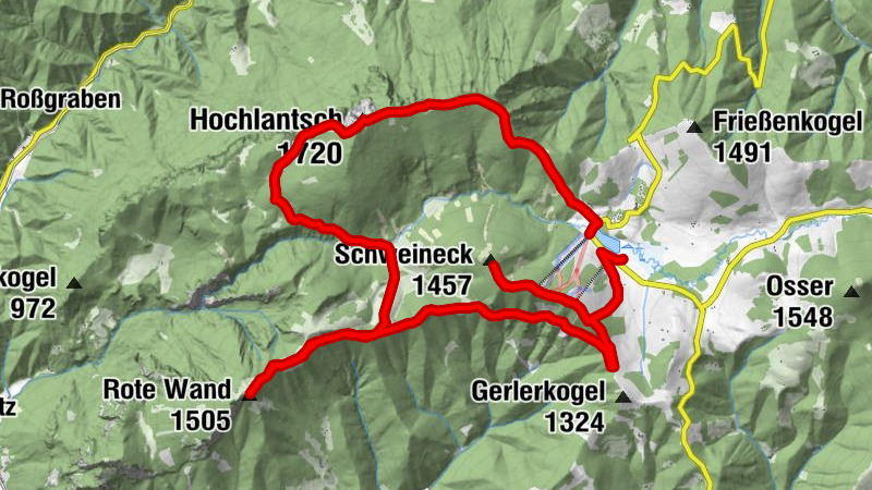 Teichalm Hochlantsch Rote Wand
