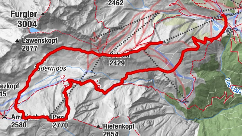 Pezid (2.770 m) vom Lazid
