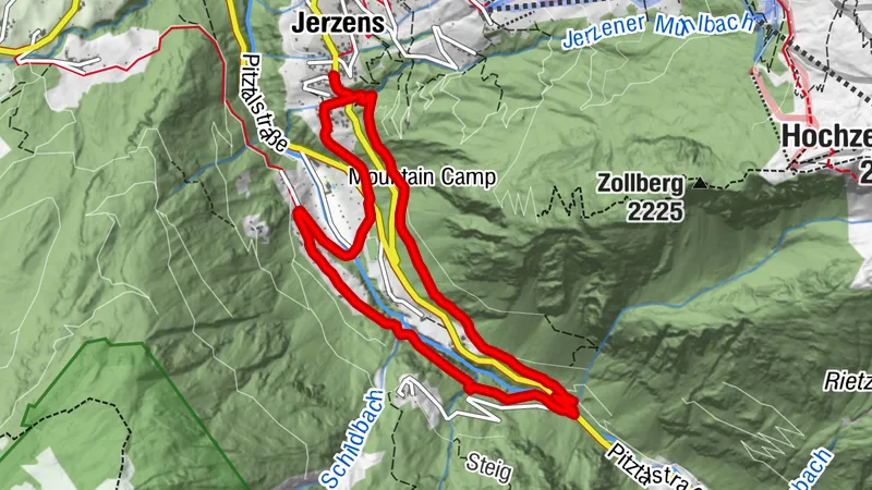 Wanderung zur Pitzenschlucht