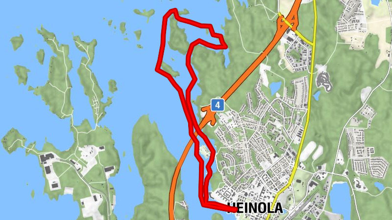 Rundgang um die Insel Sternbrücke, Heinola