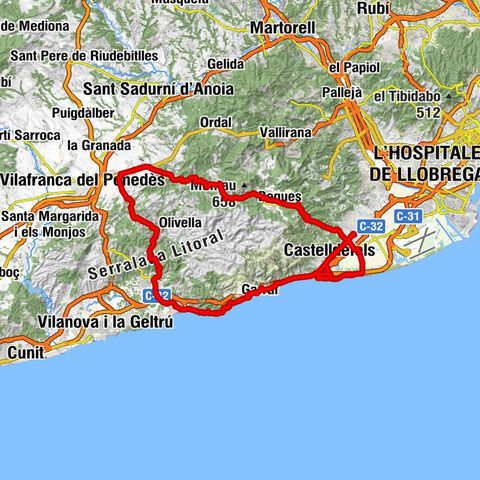 Gavà - Ermita de la Mare de Déu de Bruguers - Església Sant Cristòfol - Immaculat Cor de Maria