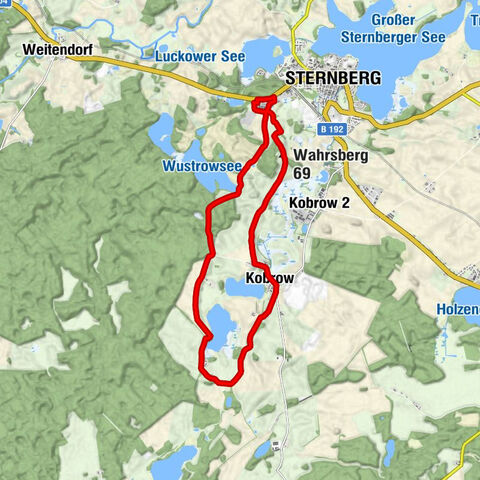 Kobrow - Wahrsberg - Sternberg