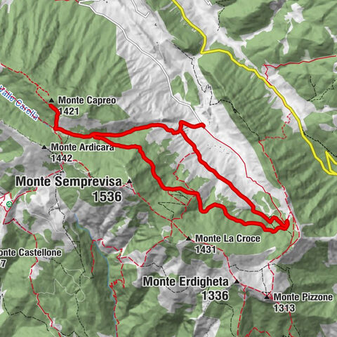 Carpineto Romano - Monte Capreo - Acqua Mezzavalle