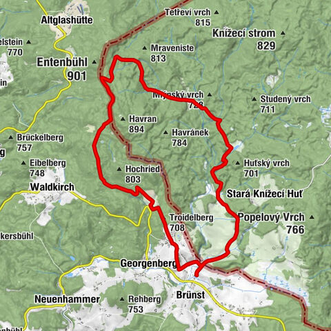 Lösselmühle - Brotfelsen - Schellenberg - Troidelberg
