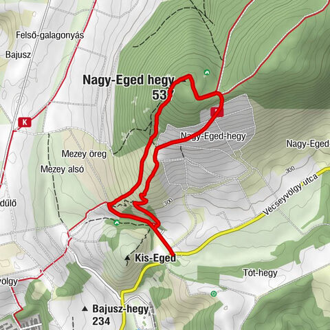 Eger - Nagy-Eged hegy - Dobó István kilátó