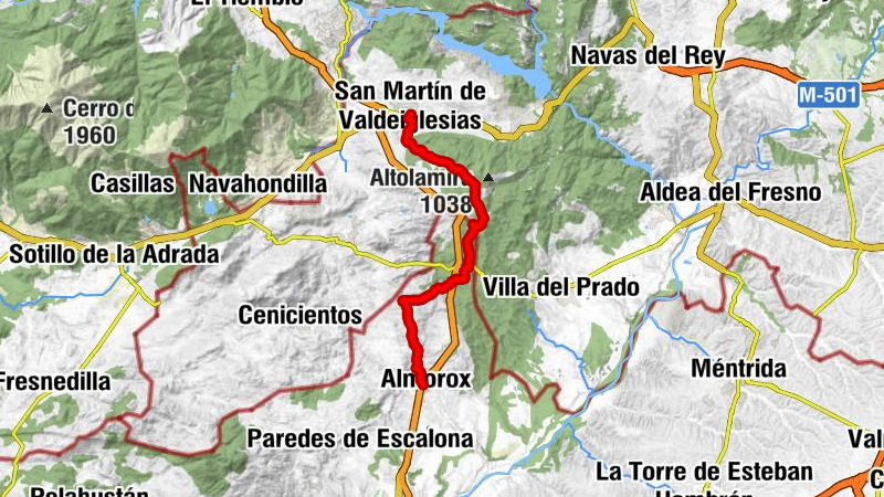 La Picota - Canto de tres Cruces - Almorox - San Martín de Valdeiglesias