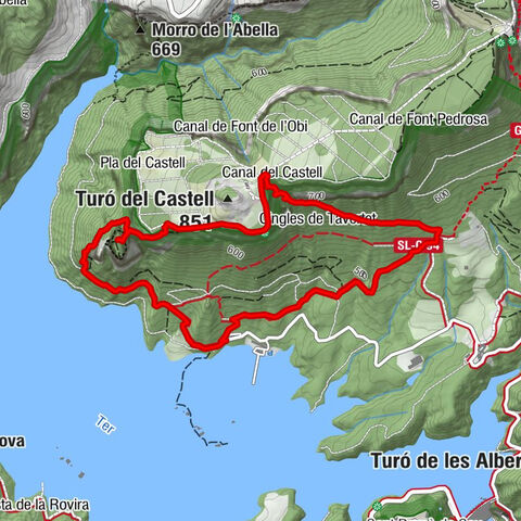 Tavertet - Puig de la Força - Canal del Castell