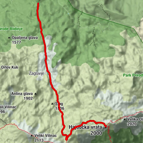 Općina Jablanica - Shelter hut - Hajdučka vrata