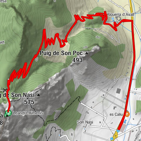 es Caliu - coll de sa Senyora - Puig de sa Gúbia - Leandre Ximenis