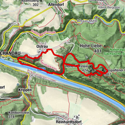 Bad Schandau, Schrammsteinrunde
