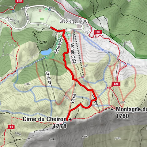 Gréolières - Crêtes - Cime - Cime du Cheiron