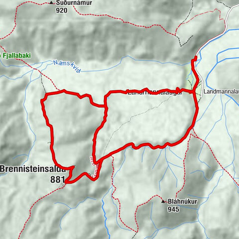 Rangárþing ytra - Landmannalaugar - Brennisteinsalda