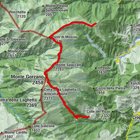 Crognaleto - Monte Gorzano - Pizzo di Moscio - Rifugio Lago dell'Orso