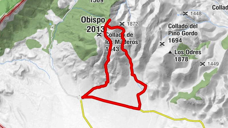 Cañada de la Cruz - Revolcadores - Obispo - Bar "El Cortezas"