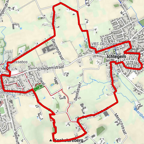 Koekelare - Koekelareberg - In Den Plezanten Hof - Sint-Michielskerk