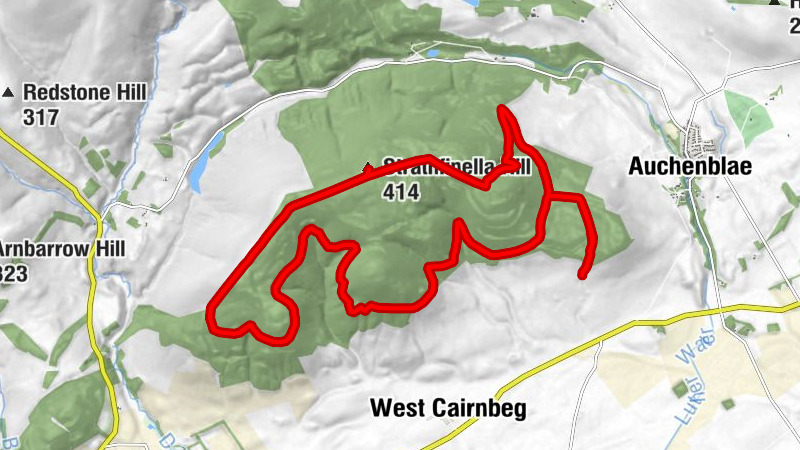 Aberdeenshire - Strathfinella Hill