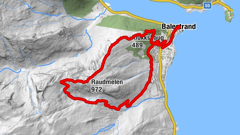 Holmen - Vikingerstreff - Klukkshaug - Raudmelen
