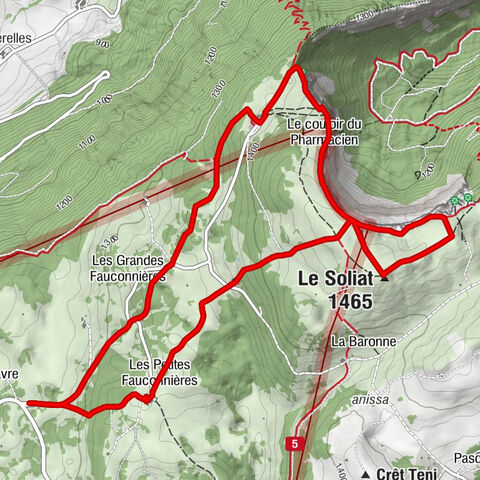 Provence - Les Petites Fauconnières - Le Soliat - Val-de-Travers