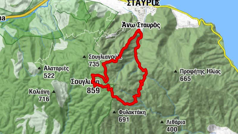 Αγνάντι - Σουγλιάνι - Τσολάκη - Παλιόχωρα