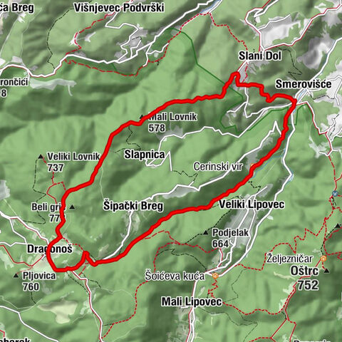 Smerovišće - Izletište Dumić - Beli grič - Mali Lovnik